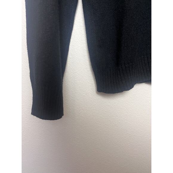 Vintage GAP Wool Blend Sweater Men’s XL Black Crew Neck Long Sleeve Y2K - Picture 4 of 6